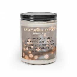HalleluYAH Scented Candles, 9oz Two Scent Choices